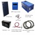 1000 WATT PURE SINE INVERTER WITH 120 WATT SOLAR AND 40 AMP MPPT SOLAR CHARGER AND 100 AH BATTERY OFF GRID KIT